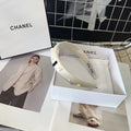 CHANEL HEADBAND EMBELLISHED FLOWER AND PEARL IN IVORY WHITE SILK 194316